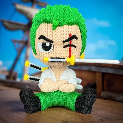 Figura - One Piece - Zoro crochet (S)